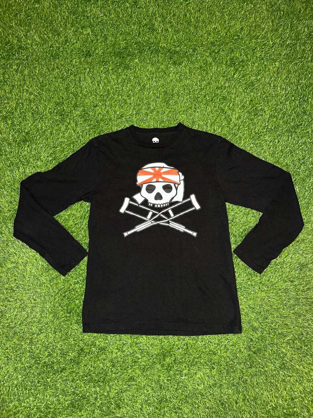 Jackass 2011 MTV Skull And Crutches Long Sleeve T-Shirt Medium